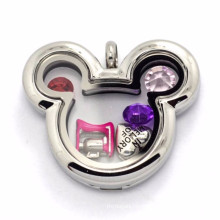Wholesale mickey mouse floating charms lockets jewelry